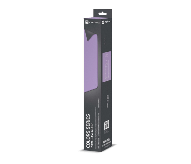 NATEC PODKŁADKA POD MYSZ COLORS SERIES PURE LAVENDER 800X400MM NPO-2242 - 1470241 - zdjęcie 5